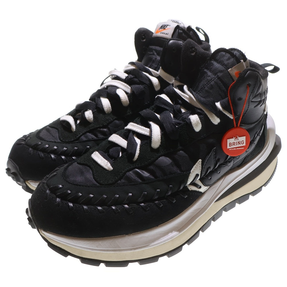 NIKE(ナイキ) ×Jean-Paul Gaultier×sacai Vapor Waffle ジャンポール ゴルチエ サカイ ヴェイパー ワッフル ハイカットスニーカー ブラック US8.5/26.5cm DH9186-001