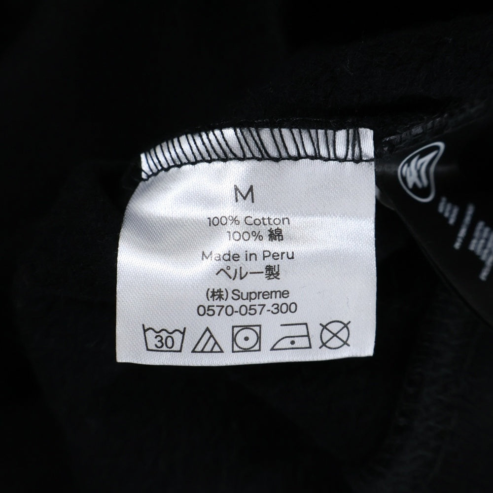 SUPREME(シュプリーム) ×NFL Raiders フロント刺繍ロゴ プルオーバーパーカー ブラック