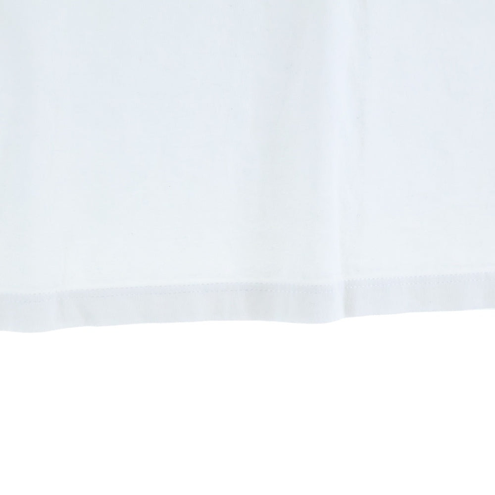 A.P.C(アーペーセー) フロント刺繍ロゴ クルーネック長袖Tシャツカットソー ホワイト 25082-1-93304