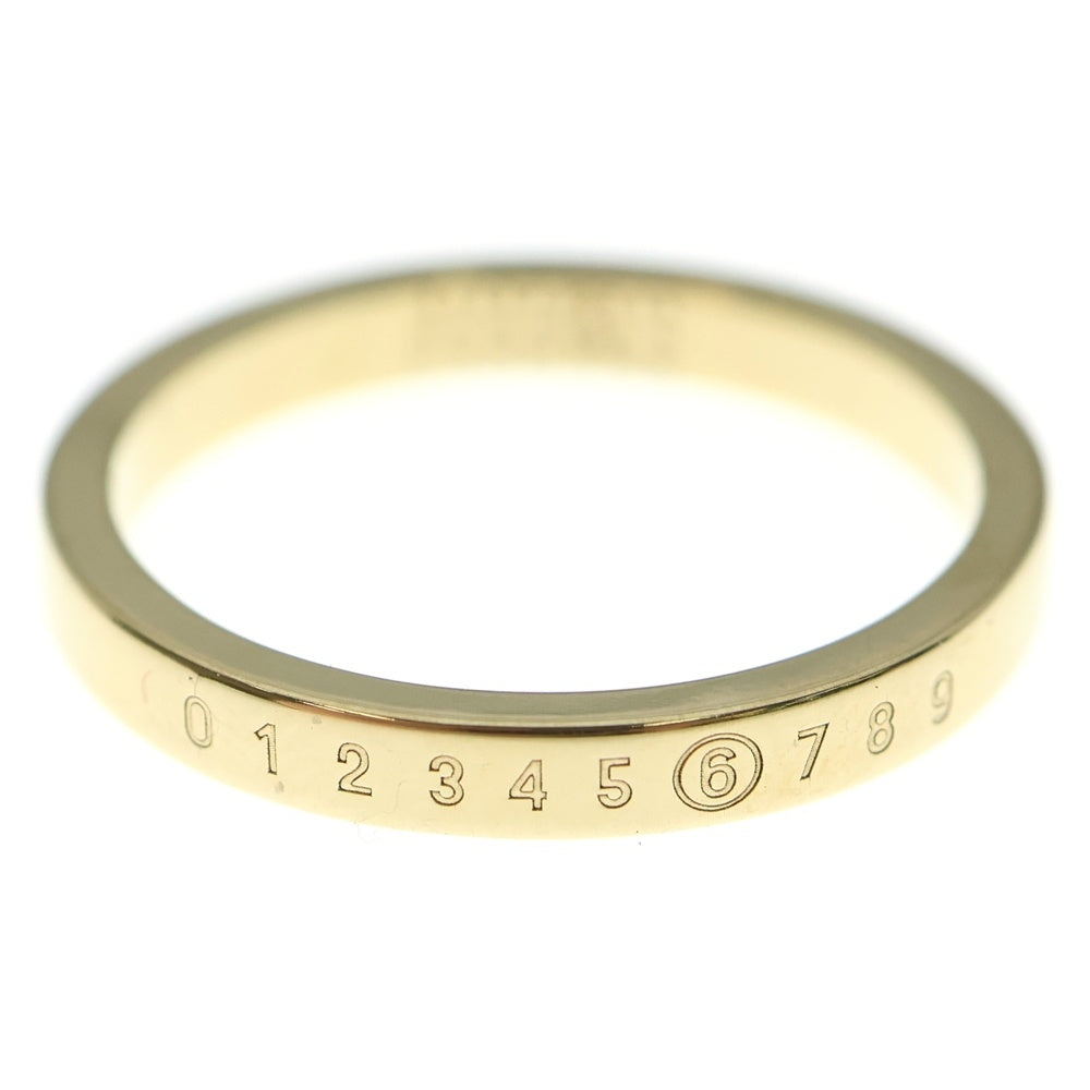 MM6 Maison Margiela(エムエムシックスメゾンマルジェラ) Numeric ミニマル シグネチャー リング指輪 ゴールド SM6UQ0059 P6469