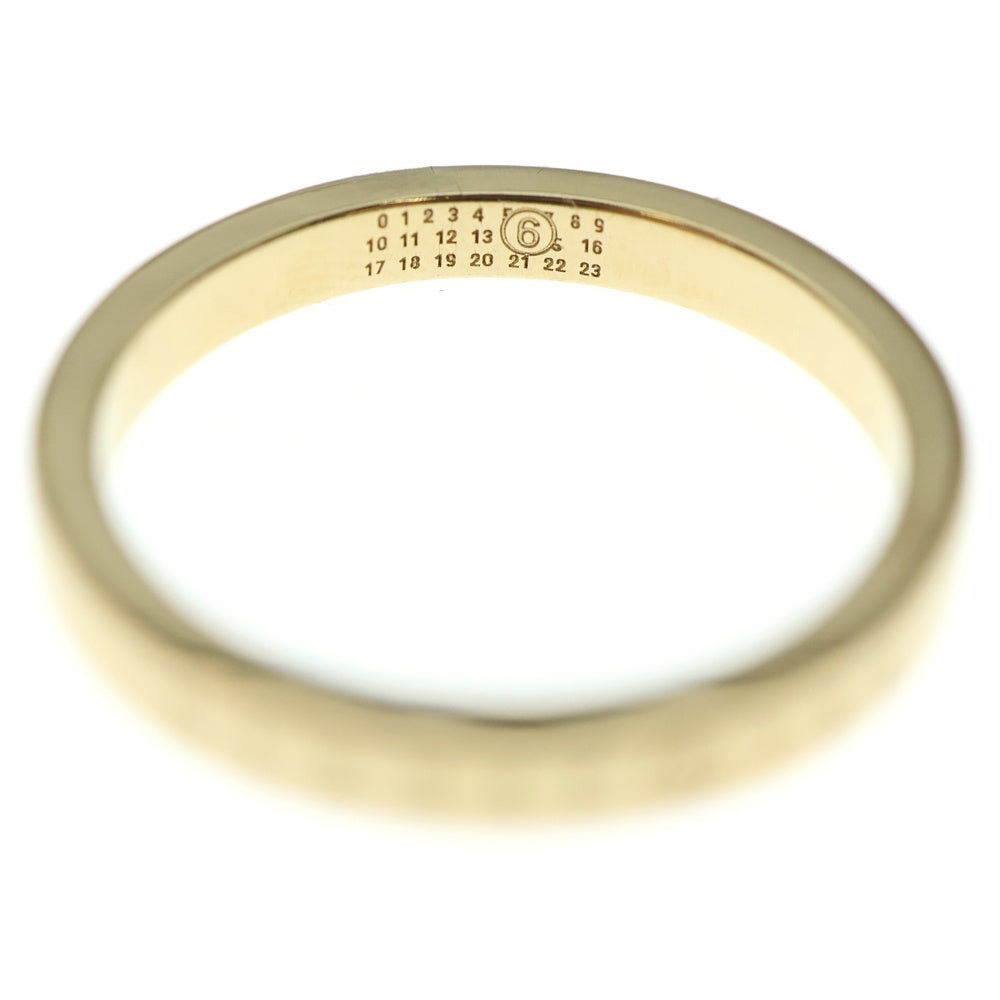 MM6 Maison Margiela(エムエムシックスメゾンマルジェラ) Numeric ミニマル シグネチャー リング指輪 ゴールド SM6UQ0059 P6469