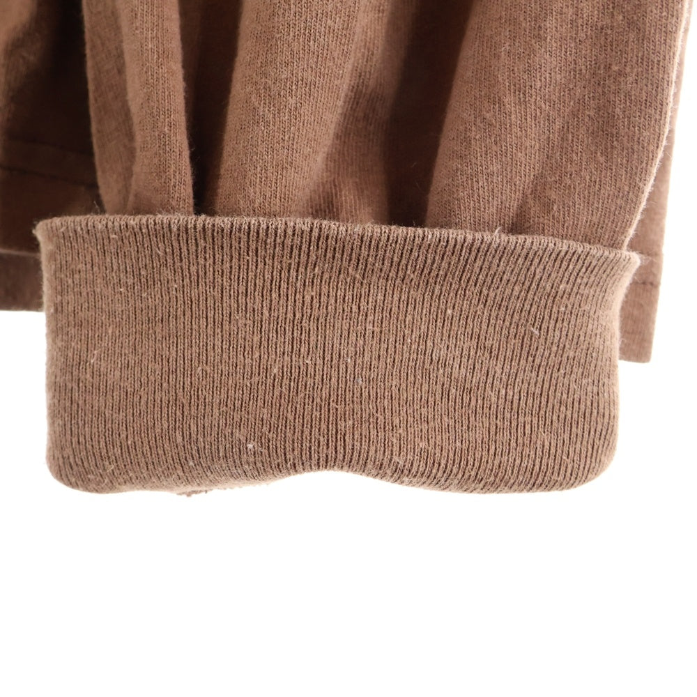 CHROME HEARTS(クロムハーツ) ×MATTY BOY StrucTure LS Tee ×マッティボーイ ストラクチャー 胸ロゴプリントポケットクルーネック長袖Tシャツカットソー ブラウン