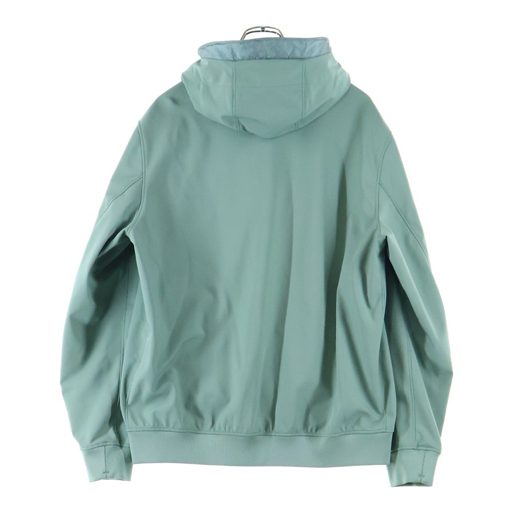 STONE ISLAND(ストーンアイランド) ポリエステルストレッチボンディング ジップアップ フーデッドブルゾン グリーン 7715Q0122