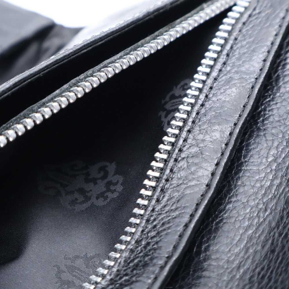 CHROME HEARTS(クロムハーツ) WAVE ウェーブ レザーウォレット 財布 ブラック BCA374