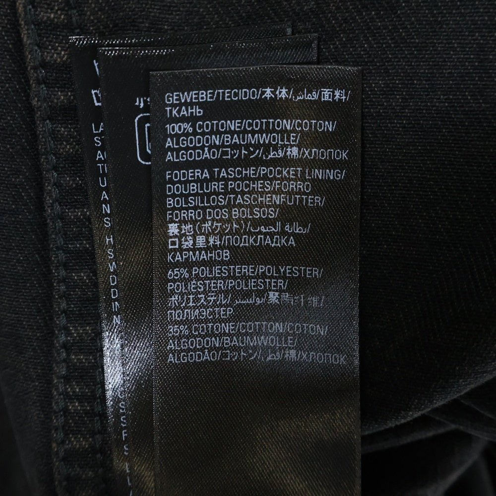 BALENCIAGA(バレンシアガ) Spray BB Logo Denim Jacket スプレー BBロゴ オーバーサイズデニム ジャケット ブラック 678354 TIWA2