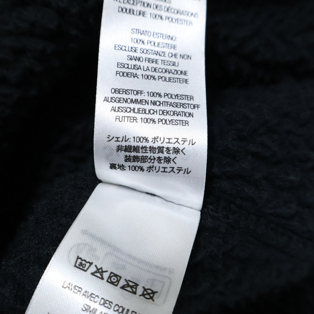 SUPREME(シュプリーム) 23AW Windstopper Zip Up Hooded ウィンドストッパージップアップフーデッド 裏ボアジャケット ブラック