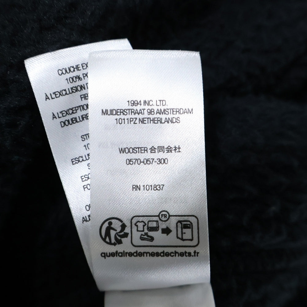 SUPREME(シュプリーム) 23AW Windstopper Zip Up Hooded ウィンドストッパージップアップフーデッド 裏ボアジャケット ブラック