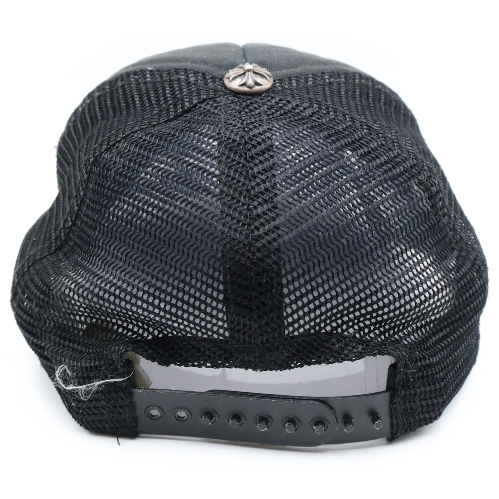 CHROME HEARTS(クロムハーツ) TRUCKER CAP トラッカーキャップ CHパッチクロスボール付メッシュ帽子 ブラック