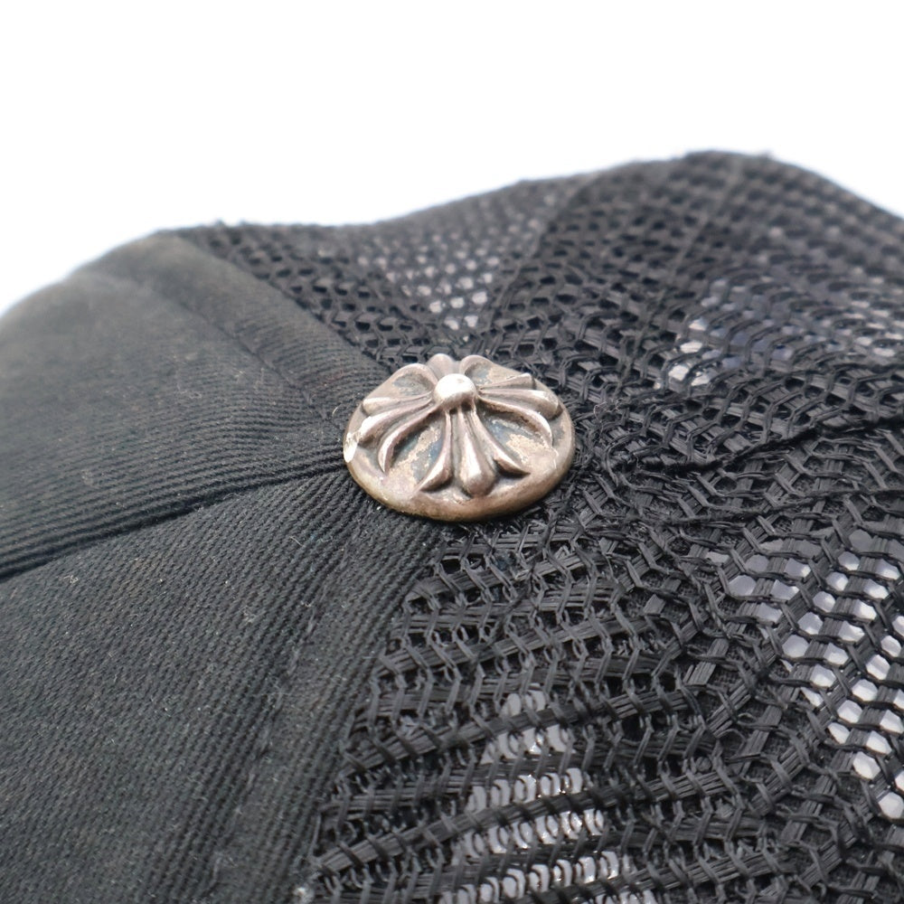 CHROME HEARTS(クロムハーツ) TRUCKER CAP トラッカーキャップ CHパッチクロスボール付メッシュ帽子 ブラック