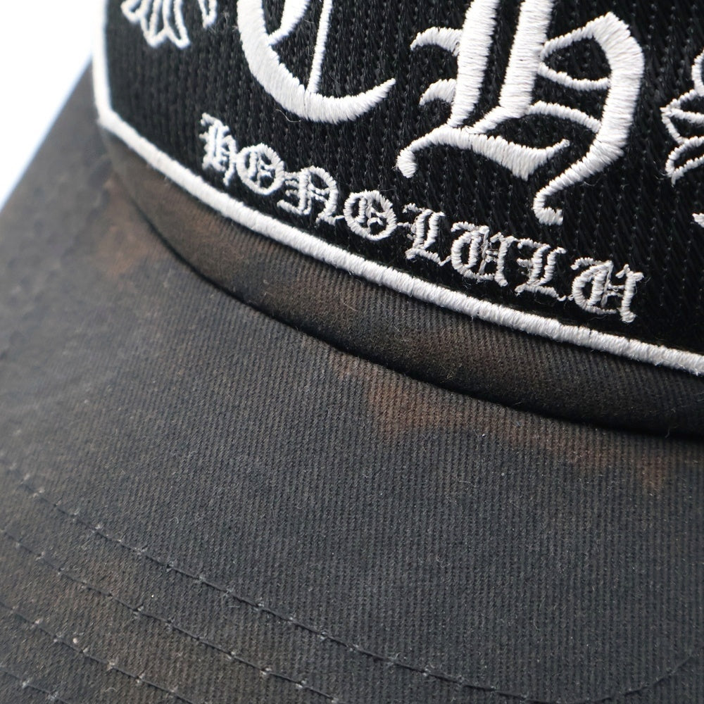 CHROME HEARTS(クロムハーツ) TRUCKER CAP トラッカーキャップ CHパッチクロスボール付メッシュ帽子 ブラック