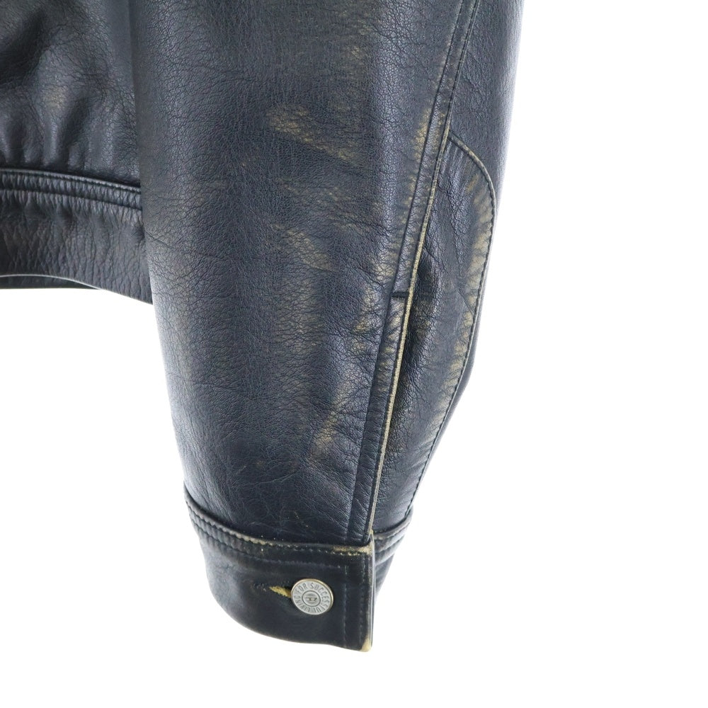 DIESEL(ディーゼル) L-RILEY ショート丈4レザージャケット ブラック A03941