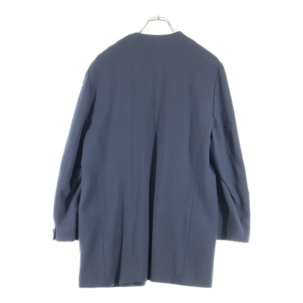 VINTAGE(ヴィンテージ) 90s JONES NEW YORK made in usa ノーカラーウールテーラードジャケット グレー