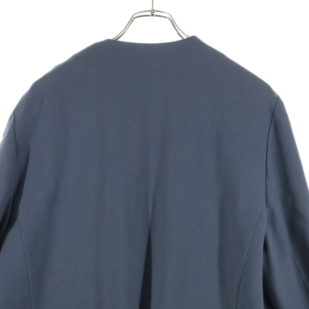 VINTAGE(ヴィンテージ) 90s JONES NEW YORK made in usa ノーカラーウールテーラードジャケット グレー