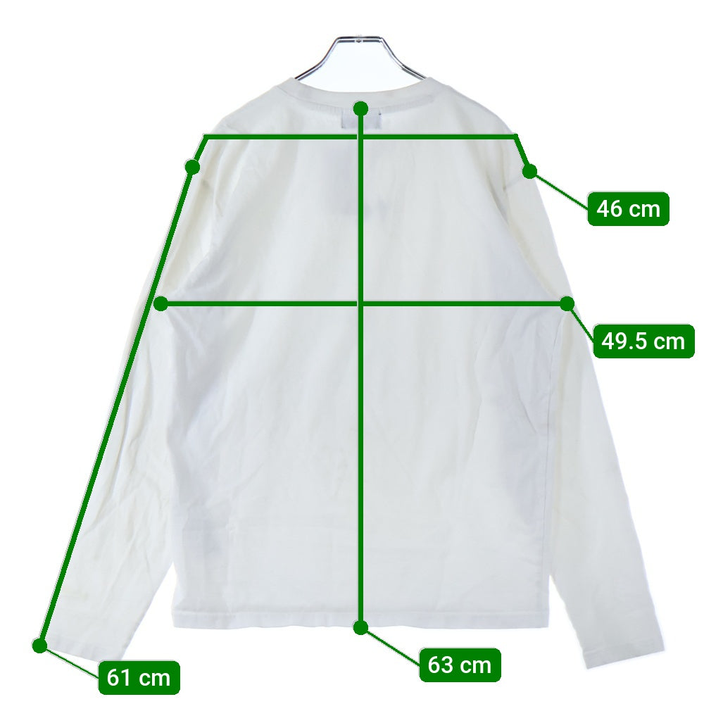 THUG CLUB(サグクラブ) TC Basic Long Sleeve 長袖Tシャツカットソー ホワイト TC24TS0801