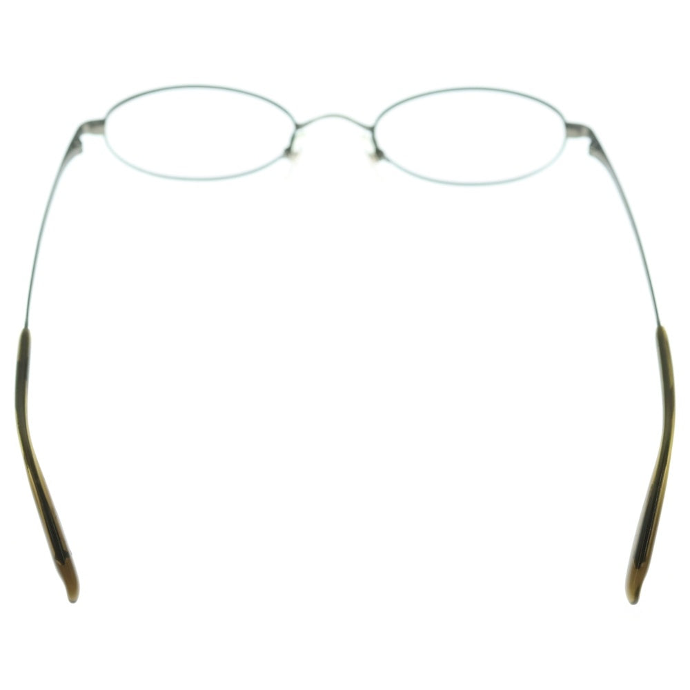 GIORGIO ARMANI(ジョルジオアルマーニ) ラウンド チタンフレーム眼鏡アイウェア シルバー 3032 1145