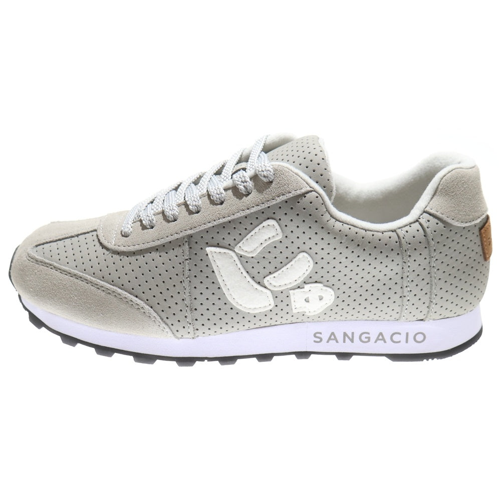Sangacio(サンガッチョ) MOM MOON GRAY ムーングレイ ヌバックレザーローカットスニーカー グレー US9/27cm