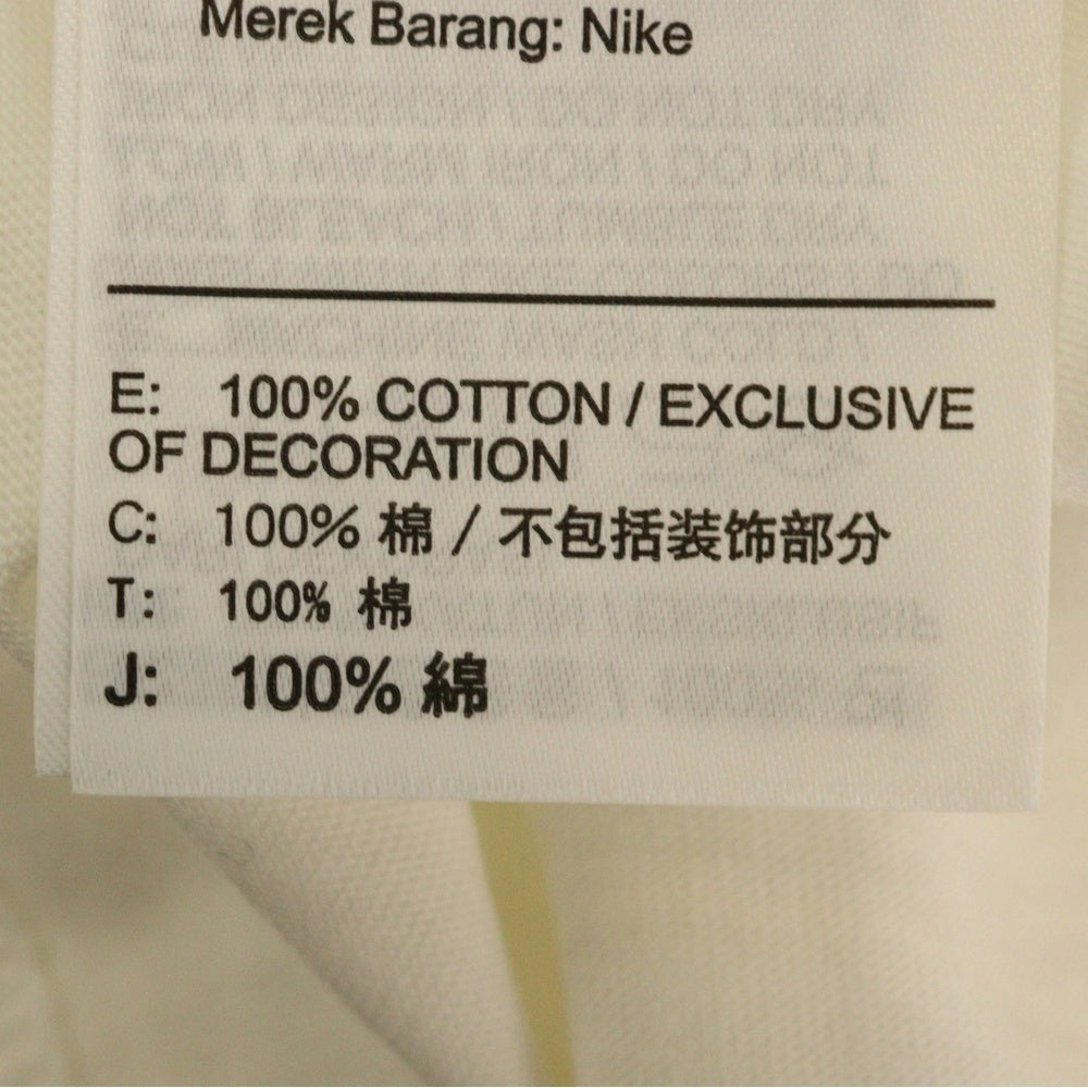NIKE(ナイキ) JORDAN BRAND AS M J PSG LS TEE 両面プリント クルーネック長袖Tシャツカットソー ホワイト CZ0794-100