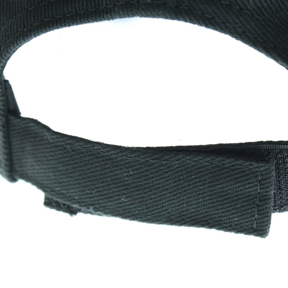 BALENCIAGA(バレンシアガ) フロントロゴ刺繍 コットンベースボールキャップ ブラック 782787