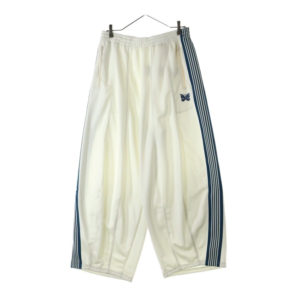 Needles(ニードルス) H.D. Track Pant ヒザデル トラックパンツ アイボリー/グリーン QV1595