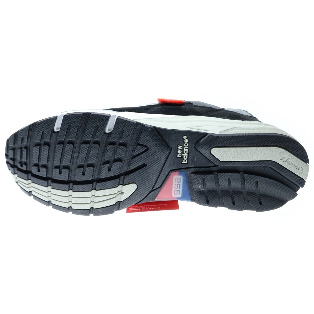 New Balance(ニューバランス) U992BK メッシュ ローカットスニーカー ブラック US10.5/28.5cm