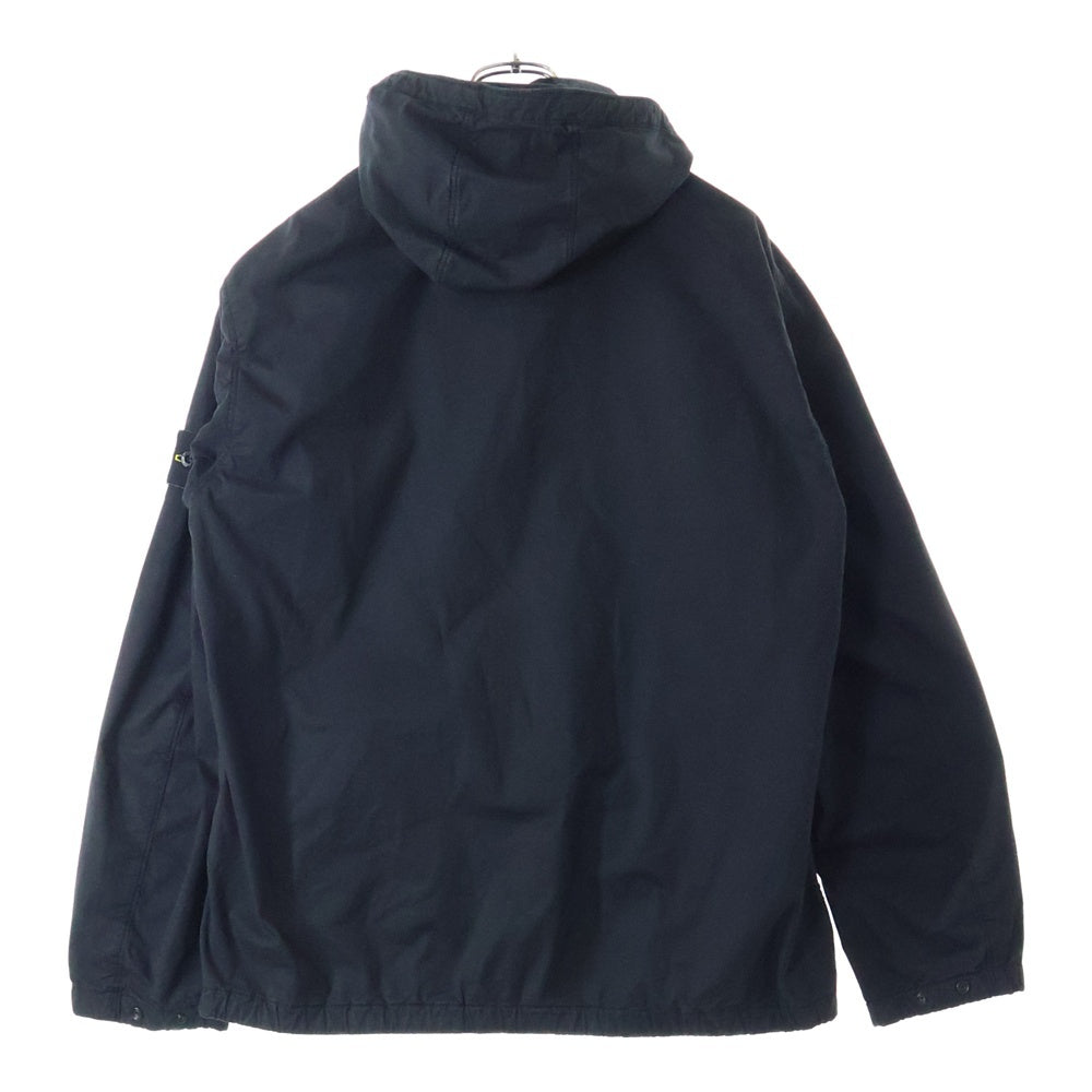 STONE ISLAND(ストーンアイランド) フロントダブルポケット ジップアップフーディージャケット ブラック 801542610