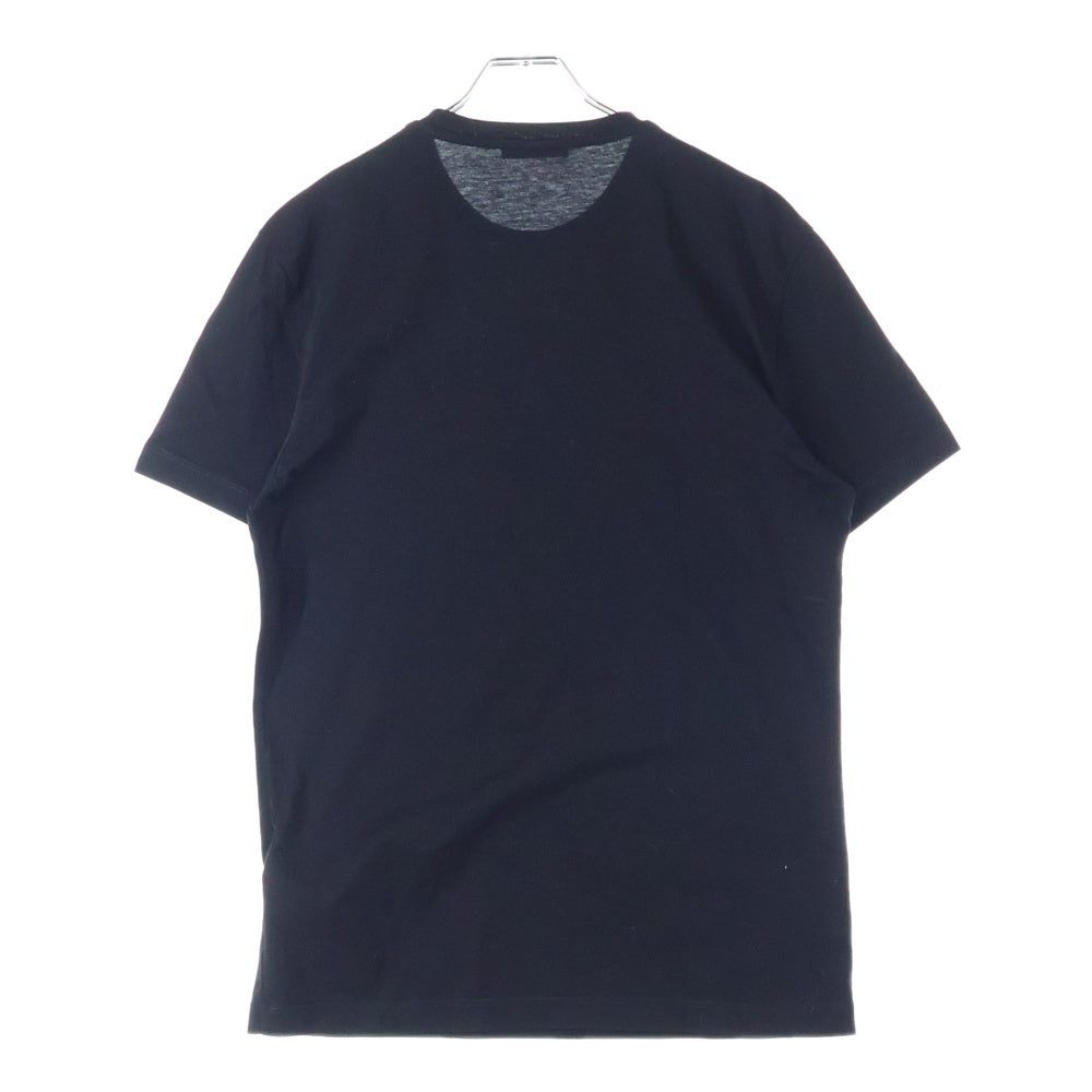 VERSACE(ヴェルサーチ) クリスタル メドゥーサ クルーネック半袖Tシャツカットソー ブラック 1013944 1A08491