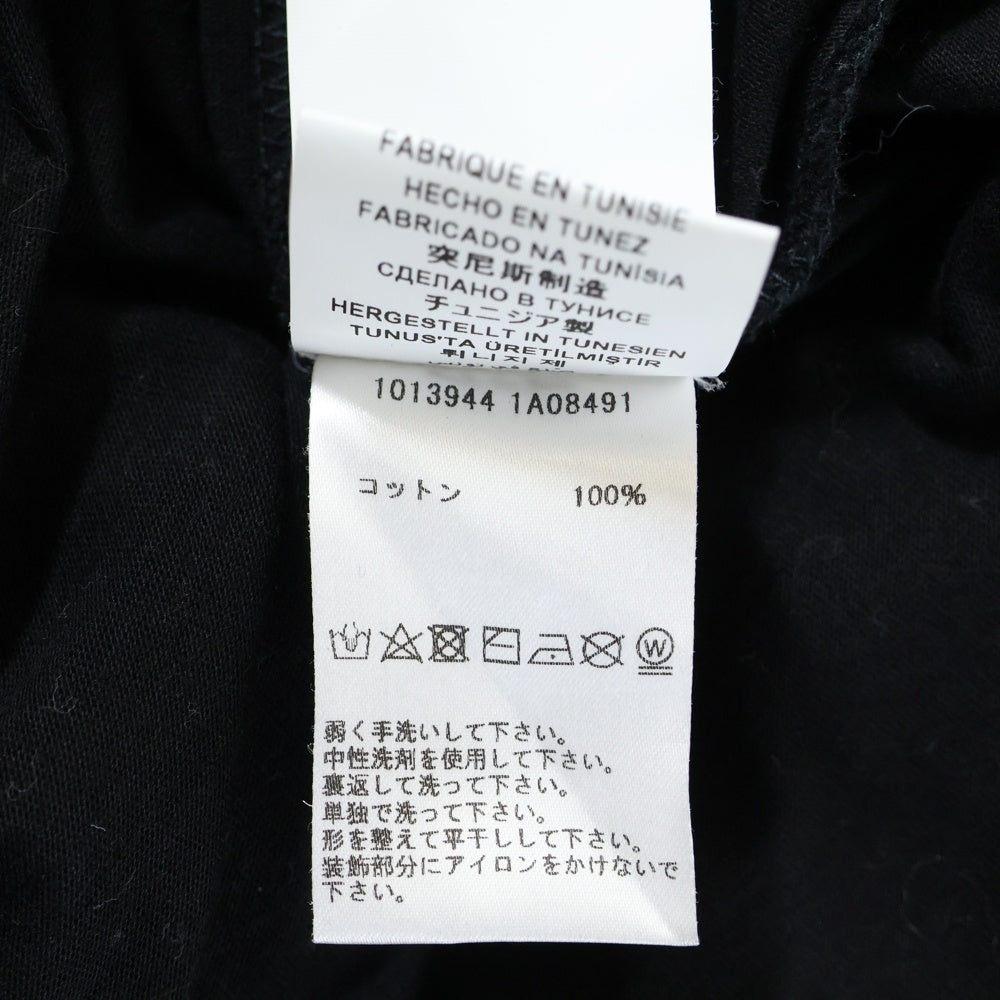 VERSACE(ヴェルサーチ) クリスタル メドゥーサ クルーネック半袖Tシャツカットソー ブラック 1013944 1A08491