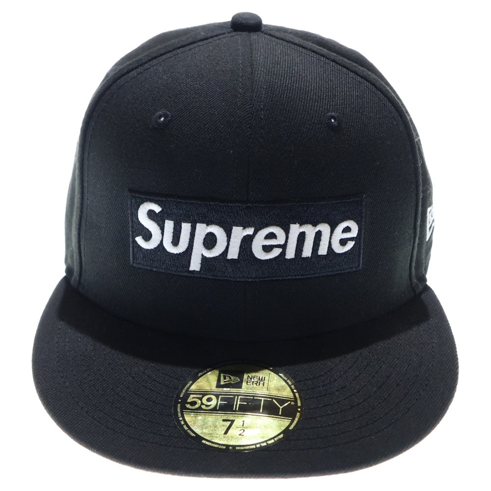 SUPREME(シュプリーム) 21SS×NEW ERA 27-time Champions Box Logo ニューエラ ボックスロゴ チャンピオンズ ベースボールキャップ 帽子 ブラック