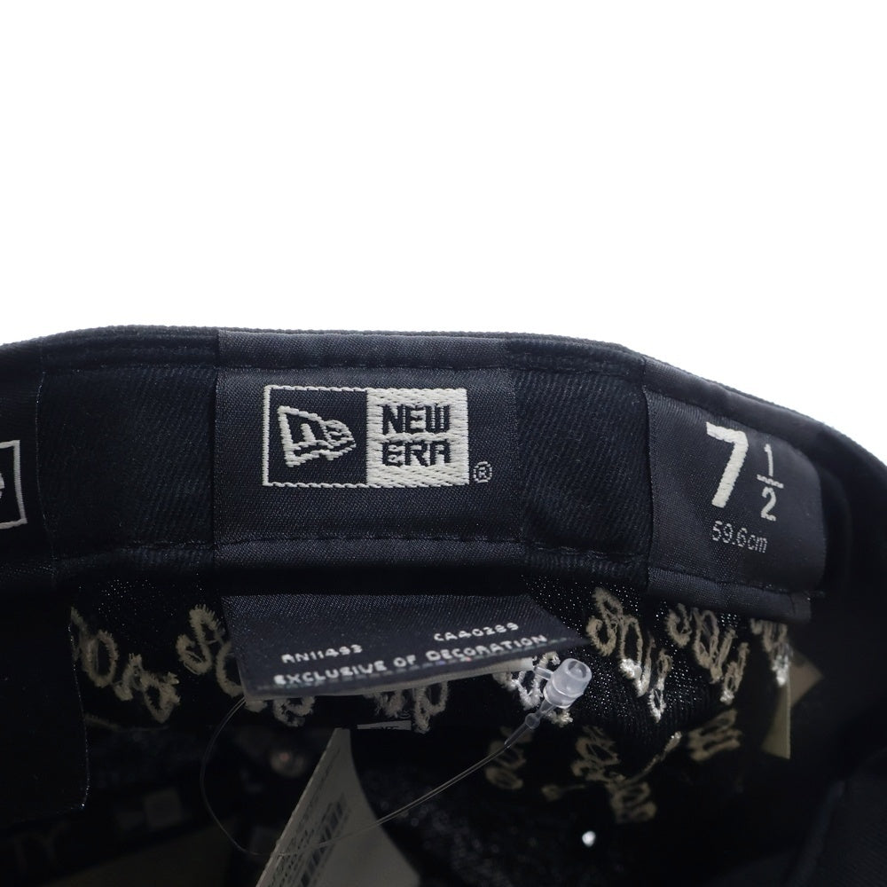 SUPREME(シュプリーム) 21SS×NEW ERA 27-time Champions Box Logo ニューエラ ボックスロゴ チャンピオンズ ベースボールキャップ 帽子 ブラック