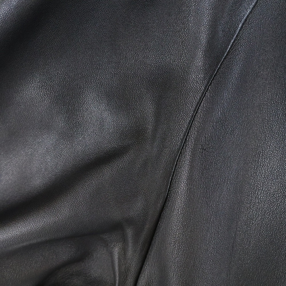 GUCCI(グッチ) ロゴパッチヴァーシティレザージャケット ブラック 523526 XG649