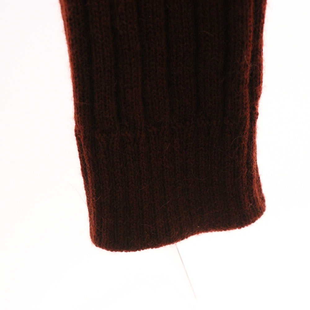 GUCCI(グッチ) リブ編み タートルネック 長袖ニットセーター ブラウン 626086 XKBE7