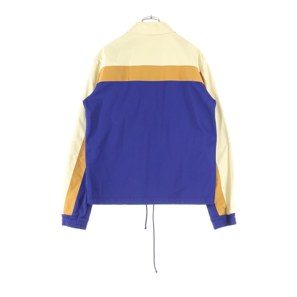 GUCCI(グッチ) Technical Jersey Zip-Up Jacket テクニカルジャージー GGロゴパッチ付き ジップアップジャケット ブルー/ブラウン 625335 XJCNS