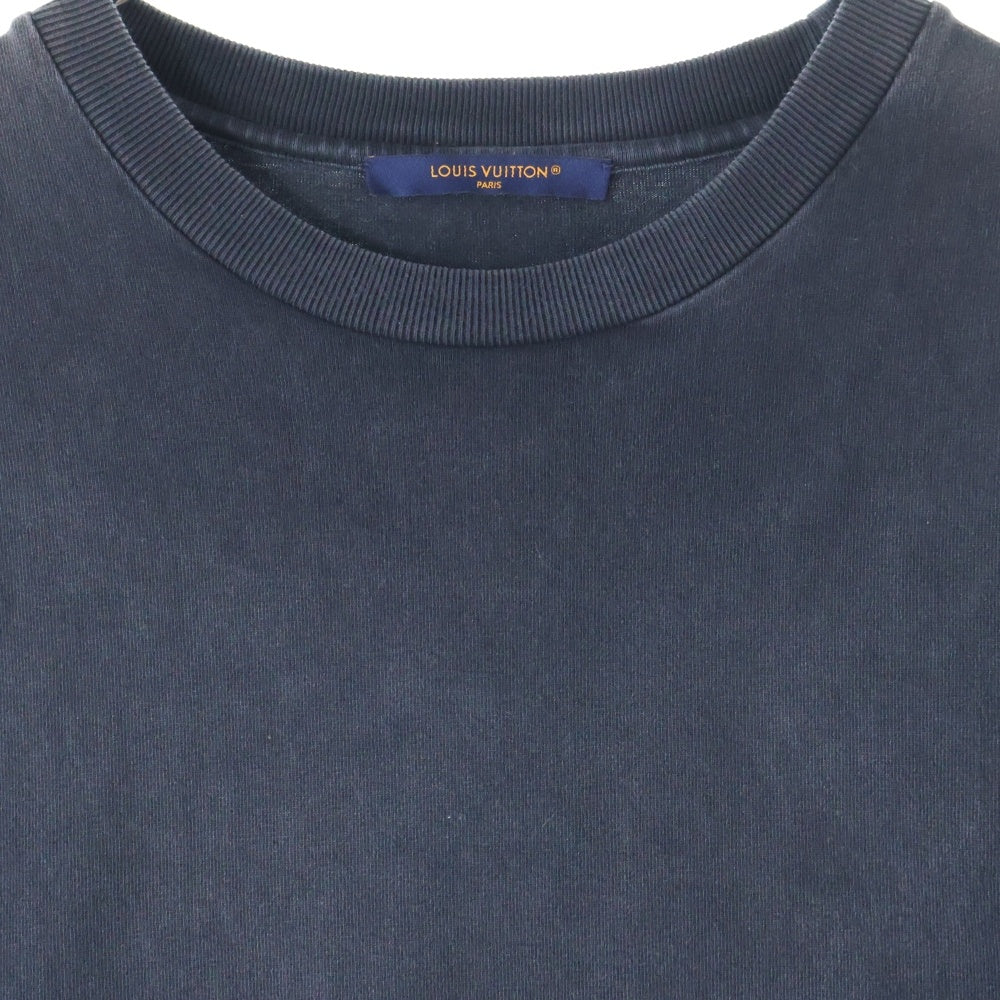 LOUIS VUITTON(ルイヴィトン) 23AW インサイドアウト クルーネック半袖Tシャツカットソー グレー RM232Q JYN HIY47W