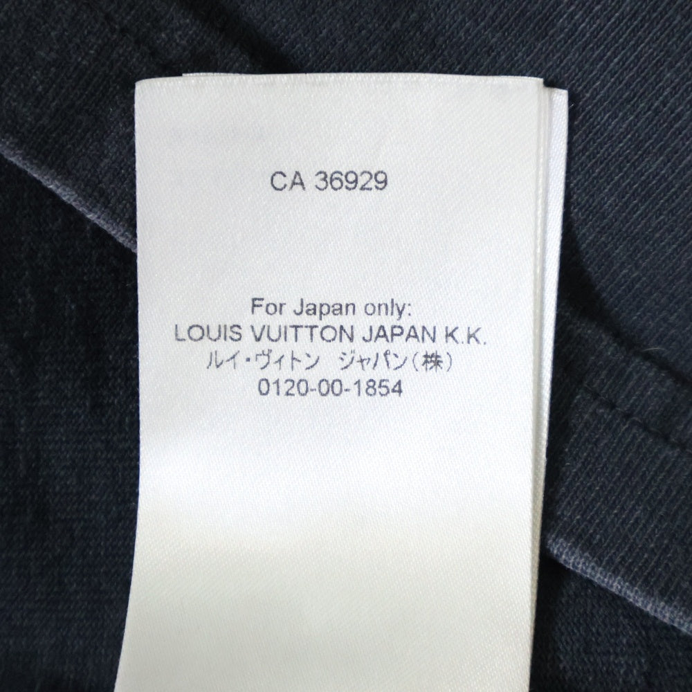 LOUIS VUITTON(ルイヴィトン) 23AW インサイドアウト クルーネック半袖Tシャツカットソー グレー RM232Q JYN HIY47W