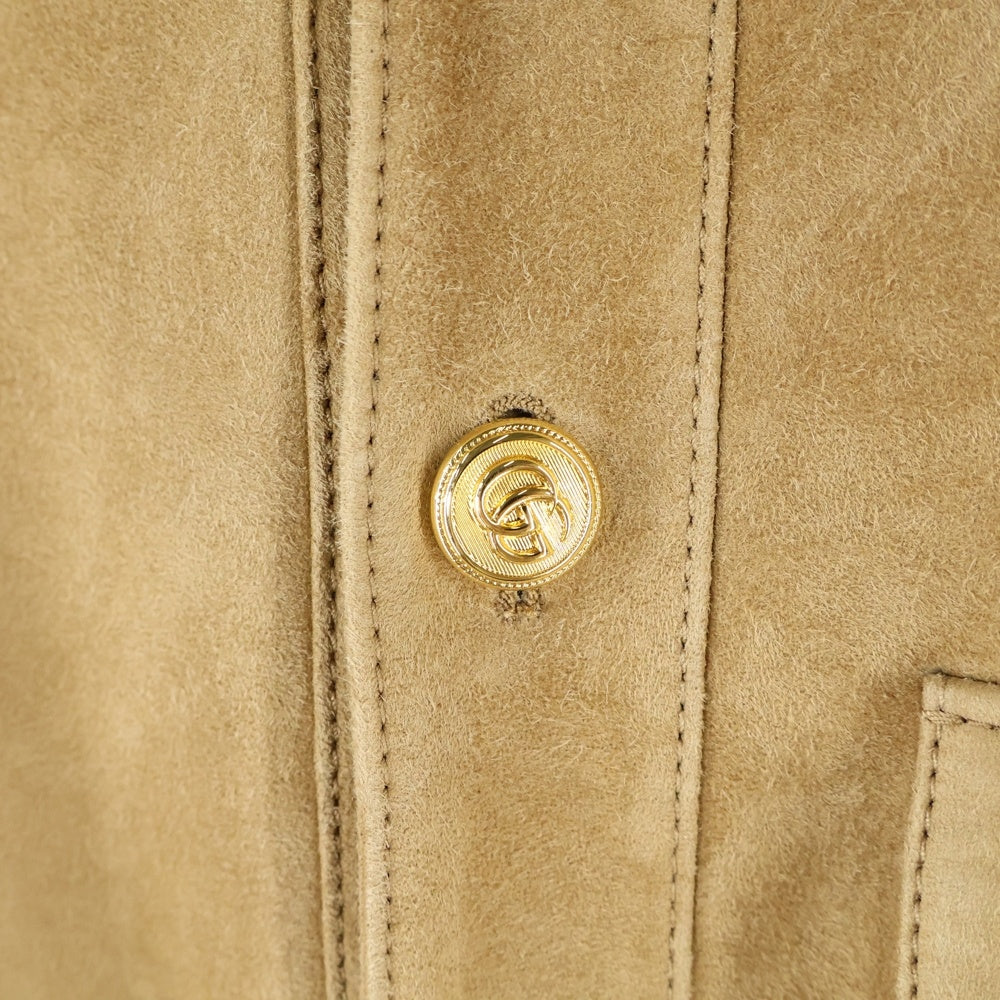 GUCCI(グッチ) トロピカルスエード ブルゾンジャケット ブラウン 624734 XNAKK