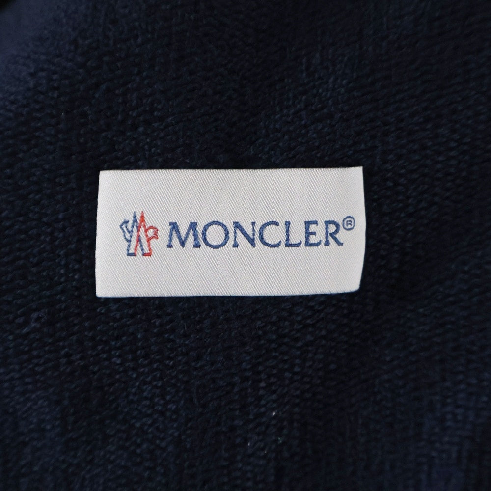 MONCLER(モンクレール) 21SS PANTALONE パンタロン ロゴワッペン付きスウェットショーツ ショートパンツ ネイビー G10918H74100 809KR