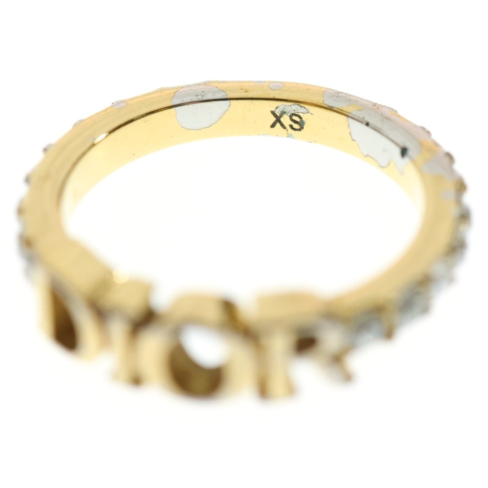 DIOR(ディオール) Dio(r)evoution ディオレボリューション ロゴストーン付きリング 指輪 レディース ゴールド R1009DVOCY_D301