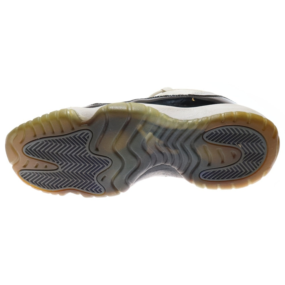 NIKE(ナイキ) GS AIR JORDAN 11 RETRO LOW CONCORD GS エアジョーダン11 レトロ コンコルド ローカットスニーカー レディース ブラック/ホワイト US6Y/24cm 528896-153