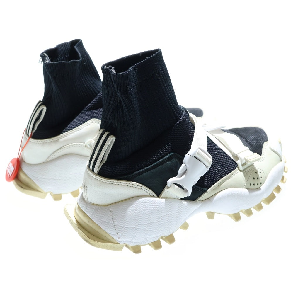 adidas(アディダス) ×HYKE SEEULATER ハイク ソックス ハイカットスニーカー ブラック/ホワイト レディース US6/24cm BA8362