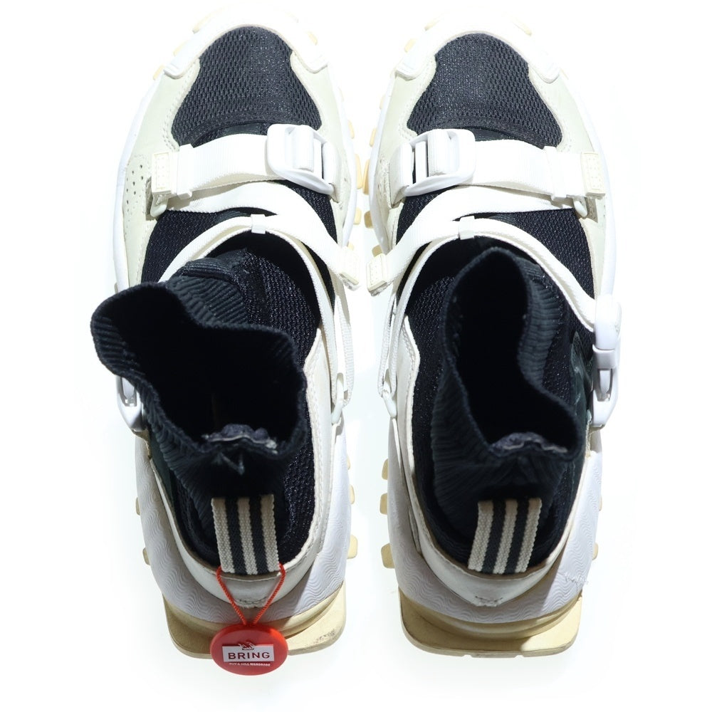 adidas(アディダス) ×HYKE SEEULATER ハイク ソックス ハイカットスニーカー ブラック/ホワイト レディース US6/24cm BA8362