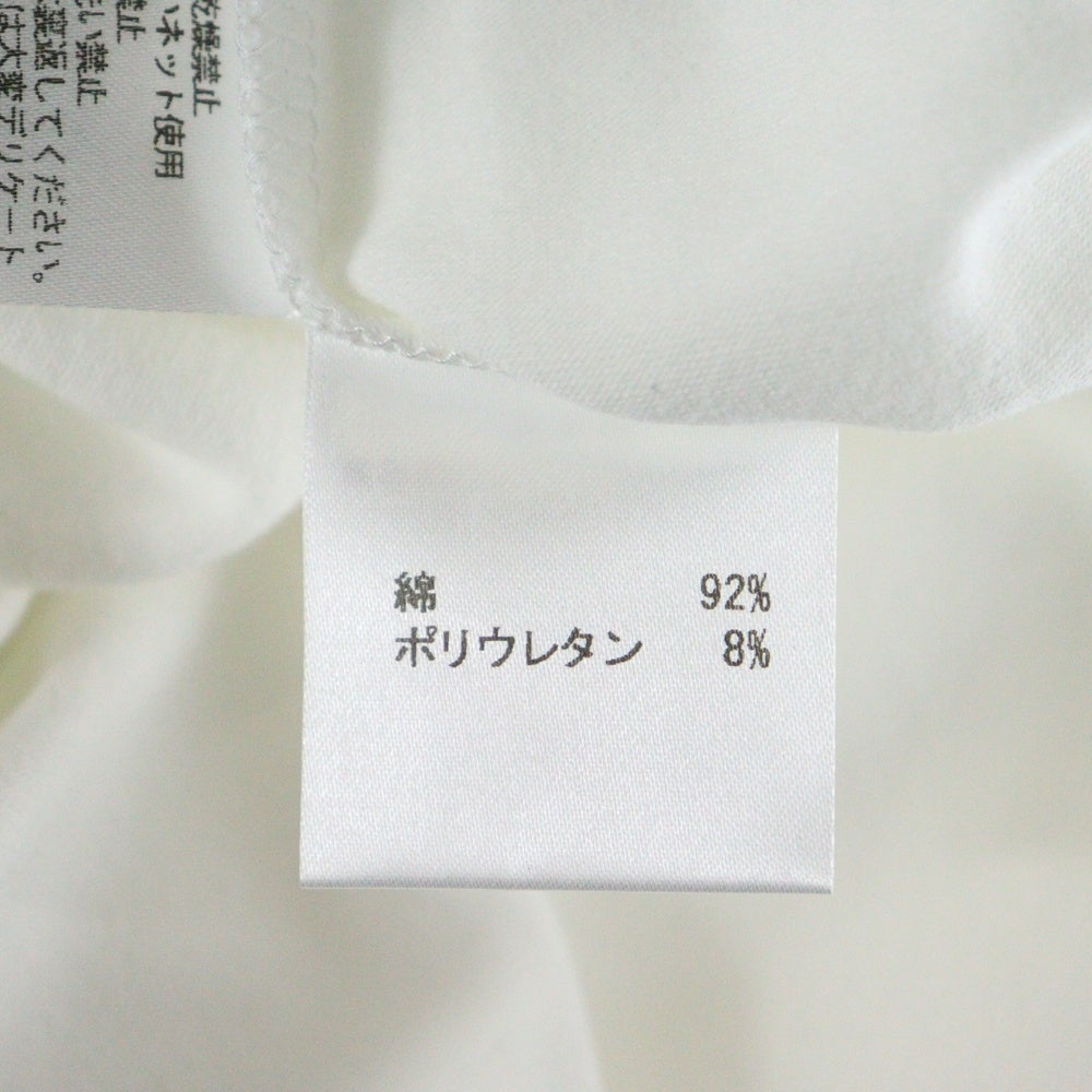 EMPORIO ARMANI(エンポリオアルマーニ) アームロゴプリント Vネック半袖Tシャツカットソー ホワイト