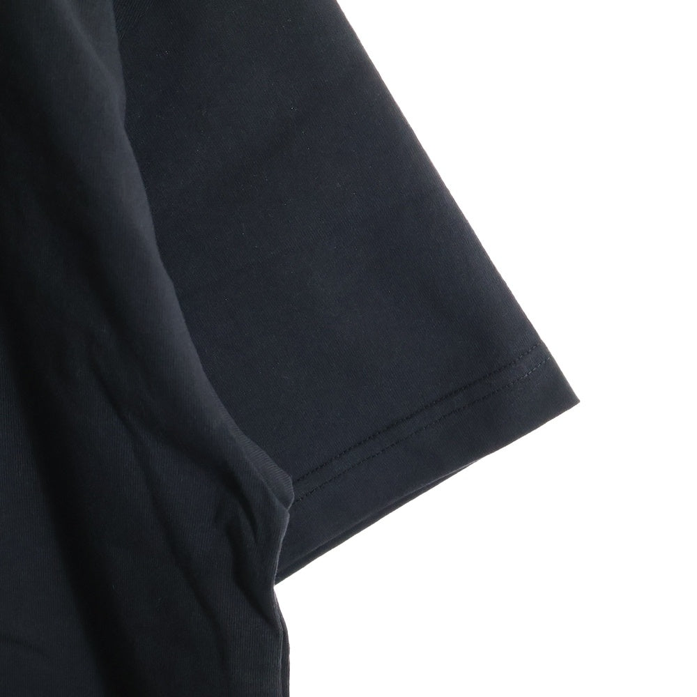 EVISU(エビス) ×ICECREAM 両面プリント クルーネック半袖Tシャツカットソー ブラック 2EAICM5TS7023RXCT