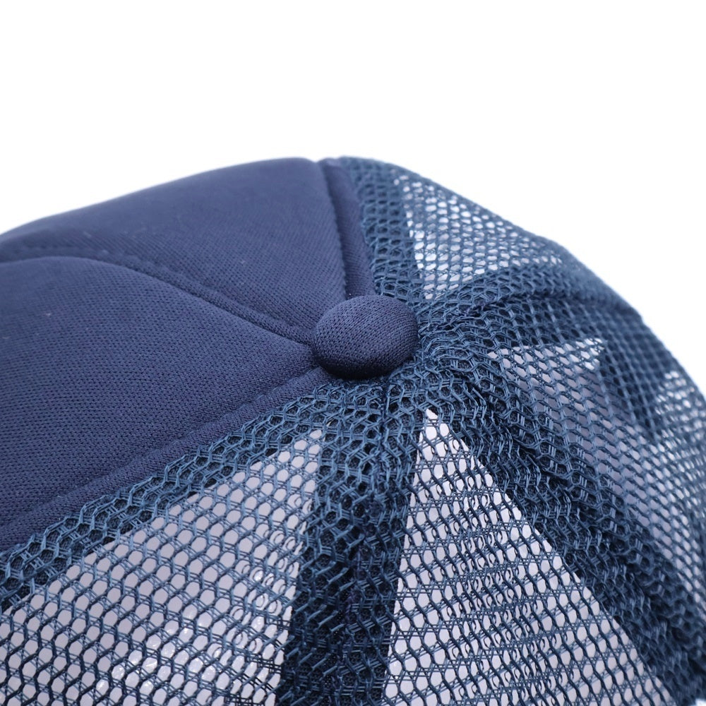 EVISU(エビス) ×ICECREAM ロゴ刺繍 トラッカーメッシュキャップ ネイビー 2EAICU5HT7029XXCT