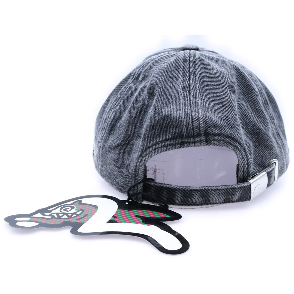 EVISU(エビス) ×ICECREAM ロゴ刺繍 デニムキャップ グレー 2EAICU5HT7030XXCT