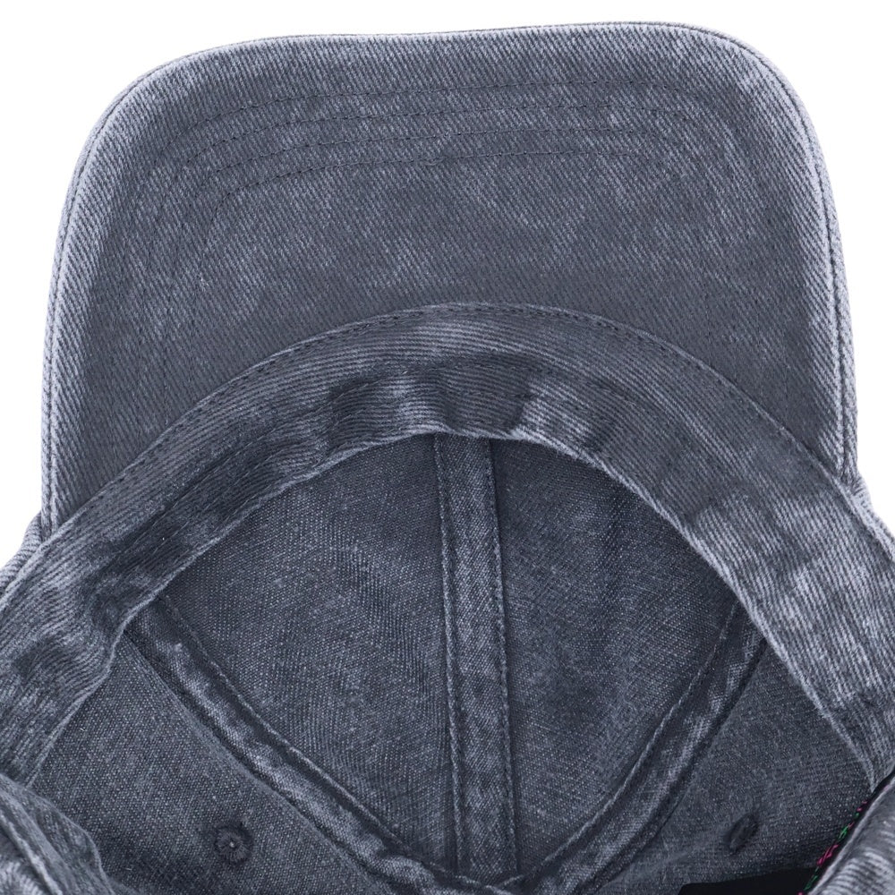 EVISU(エビス) ×ICECREAM ロゴ刺繍 デニムキャップ グレー 2EAICU5HT7030XXCT