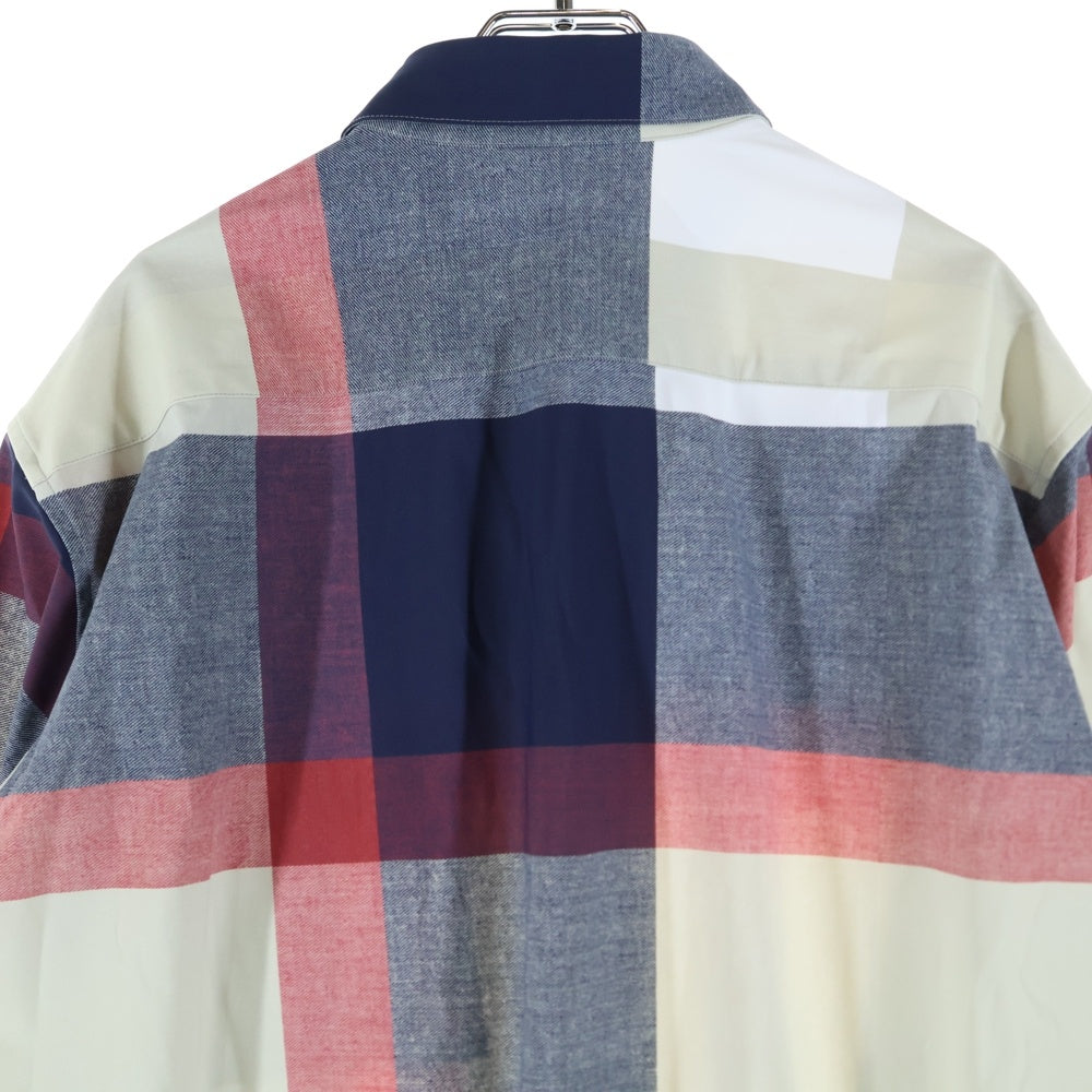 BLACK LABEL CRESTBRIDGE(ブラックレーベルクレストブリッジ) 長袖ナイロンチェックシャツ マルチカラー 51M08-518-47