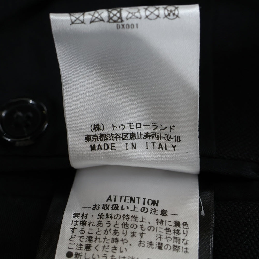 RAF SIMONS(ラフシモンズ) 22SS グラフィックデザイン テーラードジャケット ブラック/レッド 221-547