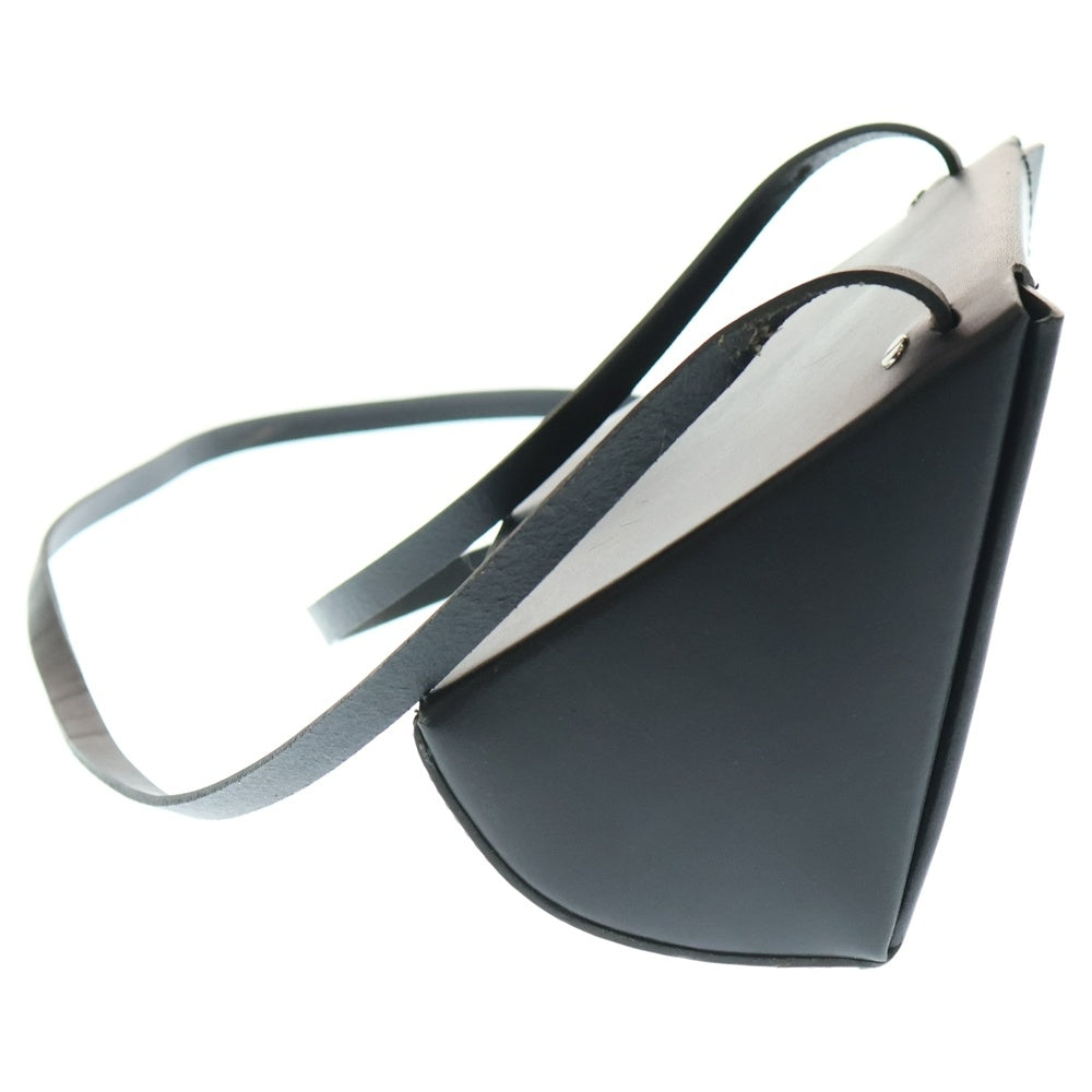 COS(コス) レザーフラップバッグ レディース ブラック