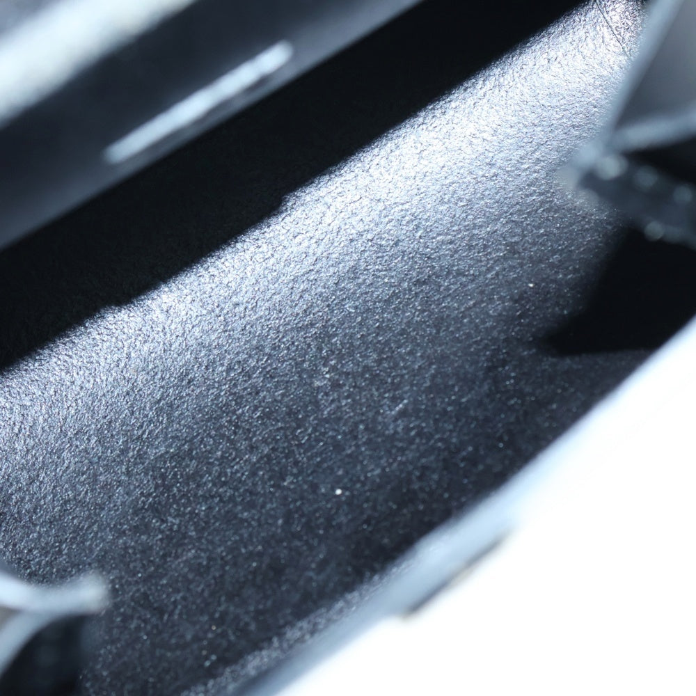 COS(コス) レザーフラップバッグ レディース ブラック