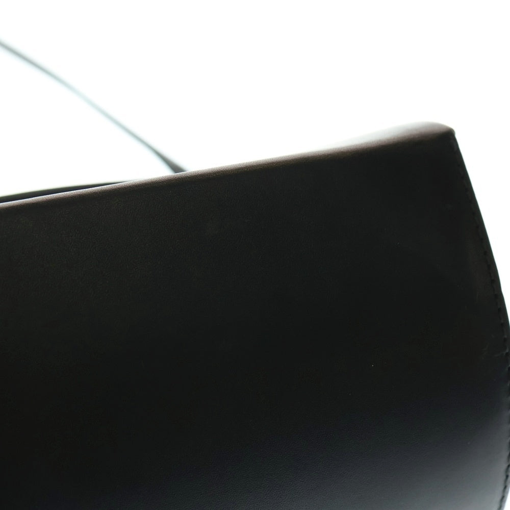 COS(コス) レザーフラップバッグ レディース ブラック